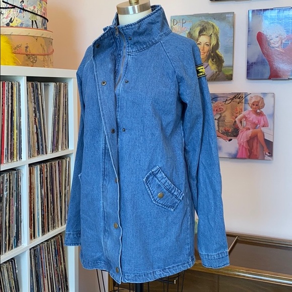 zaful black denim jacket